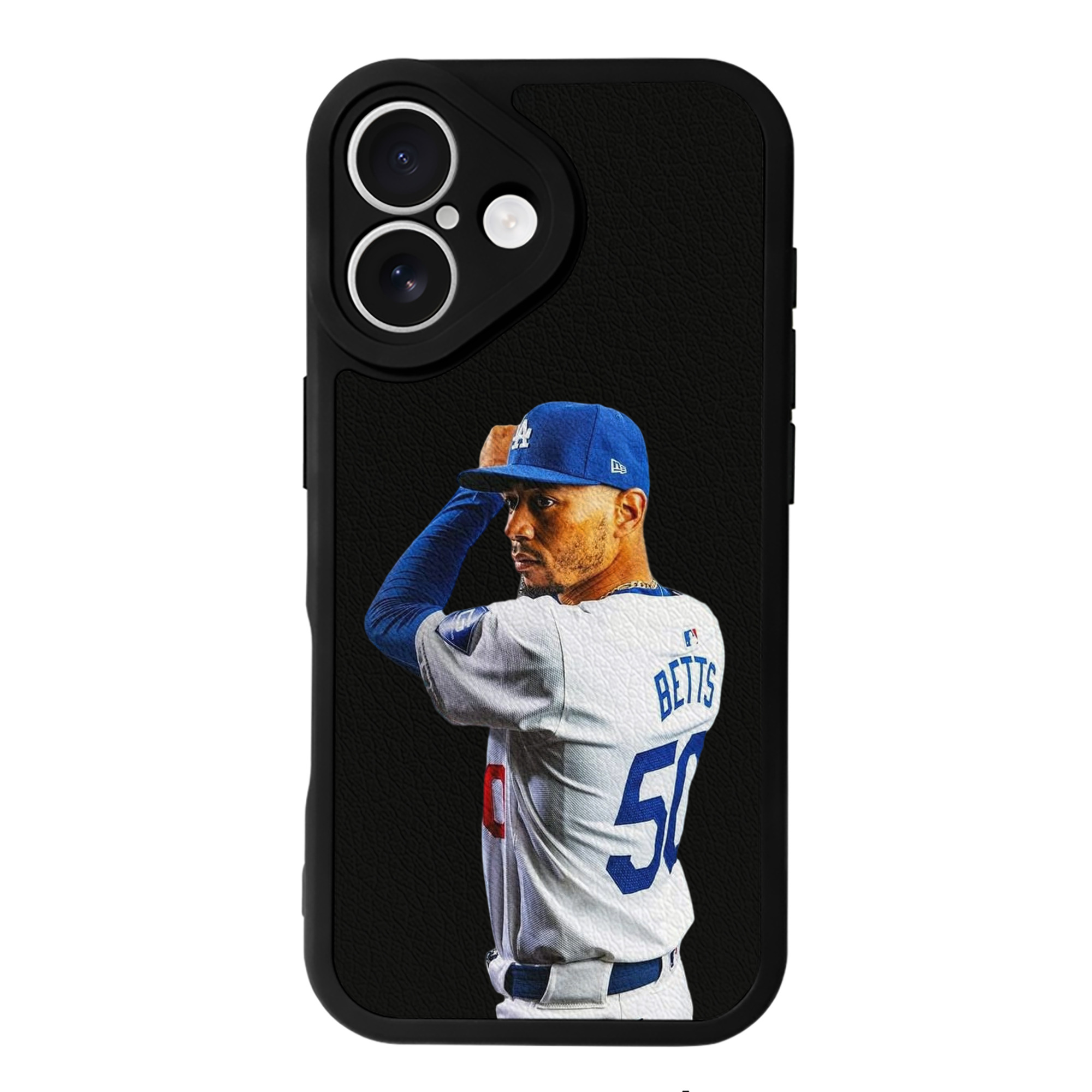  IPhone 16 Silicone Leather Case – UV Print, Lambskin Texture – Perfect Fit, Wireless Charging Compatible, Scratch Resistant, Precise Cutouts – Stylish Protection For IPhone 16